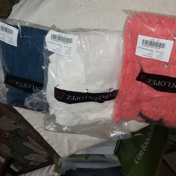 NWT Colleen Lopez lace bathing suit cover or tunic (comes with cami) - Picture 8 of 9